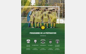 Senior A - Matchs de préparation - Saison 2026-2027