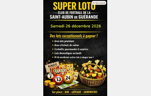 Loto du Club de Football  de la Saint‑Aubin de Guérande