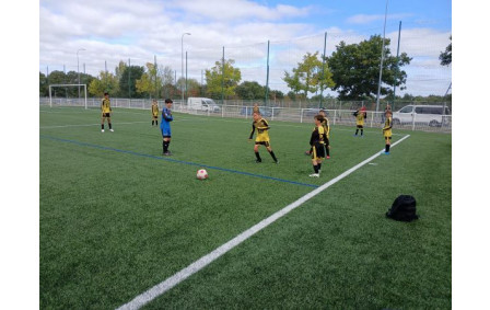 U13-D4-Equipe-Match du 19 septembre 2026-SAG contre Saint-Marc, échauffement et victoire 1 à 0