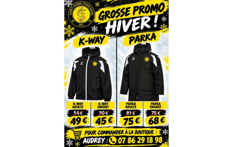Promotion Noel - Parka SAG