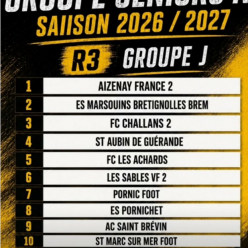 groupe Senior A - saison 2026-2027