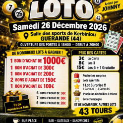 Loto du Club de Football  de la Saint‑Aubin de Guérande