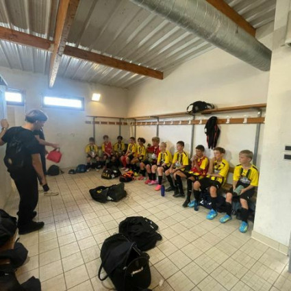 U12-U13-Match amical-26sept12-Vestiaire-Causerie mi-temps